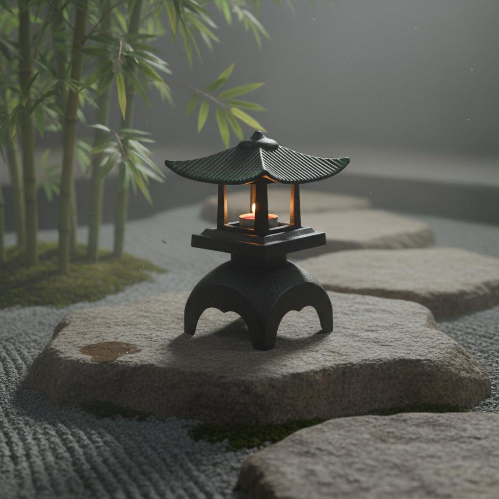 เชิงเทียนเหล็กหล่อทรงโคมไฟ ดีไ - Candle Holder Decor บทวิจารณ์และราคา
