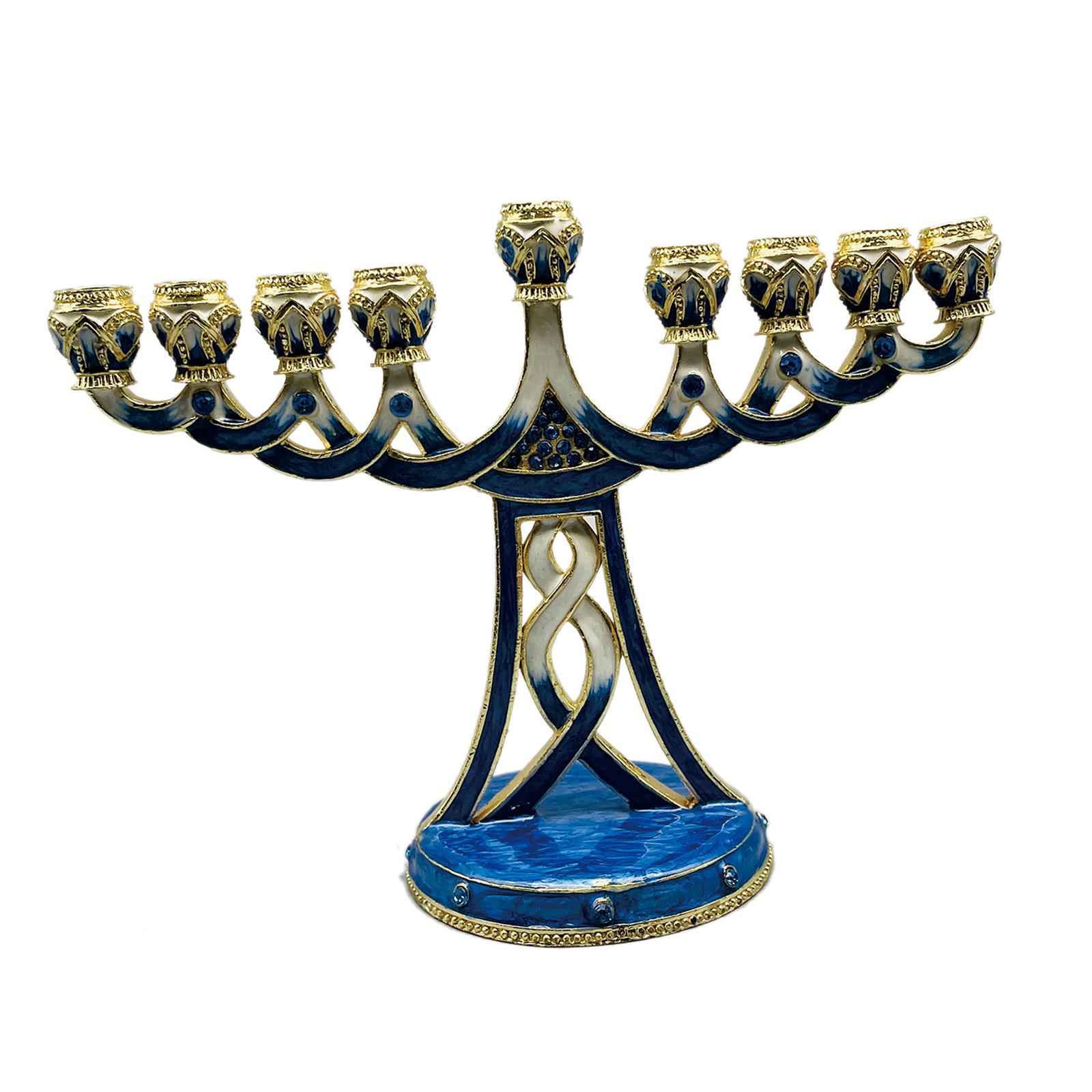 เชิงเทียนเมโนราห์เคลือบสี โบรา - Candle Holder Decor บทวิจารณ์และราคา