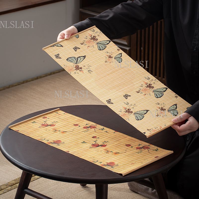 ผ้าปูโต๊ะลายดอกไม้ผีเสื้อสไตล์ - Table Runner บทวิจารณ์และราคา