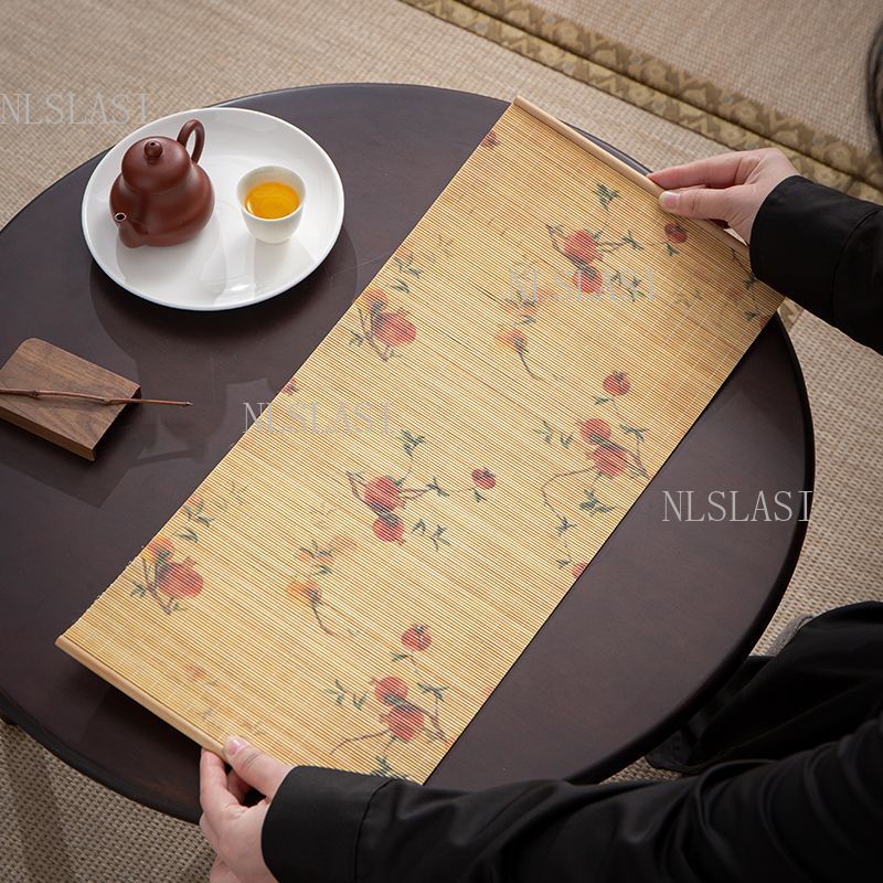ผ้าปูโต๊ะลายดอกไม้ผีเสื้อสไตล์ - Table Runner บทวิจารณ์และราคา