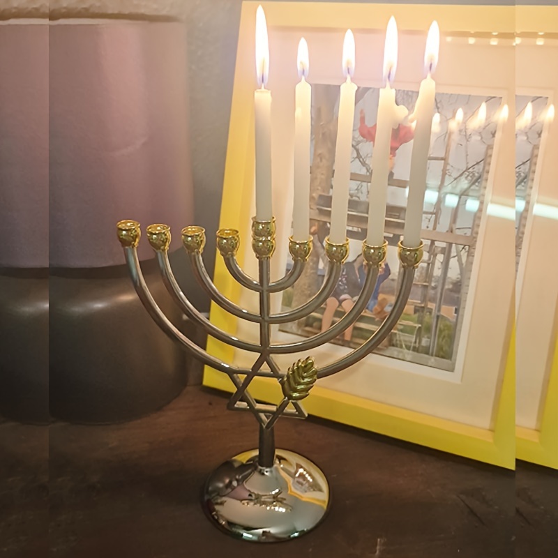 เชิงเทียนฮานุคาห์ 9 แขน รูปดาว - Candle Holder Decor บทวิจารณ์และราคา