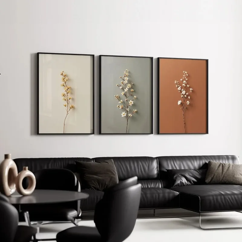 ภาพวาดแคนวาสไร้กรอบ 3 ชิ้น หลา - Abstract Canvas Set บทวิจารณ์และราคา