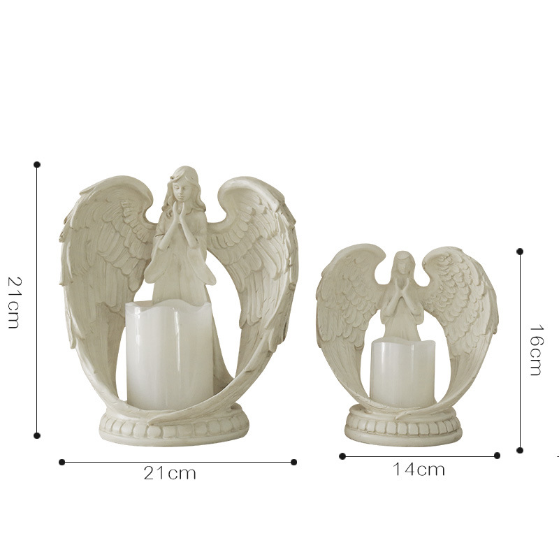 ที่วางเทียนรูปนางฟ้าเรซิ่น WW  - Candle Holder Decor บทวิจารณ์และราคา