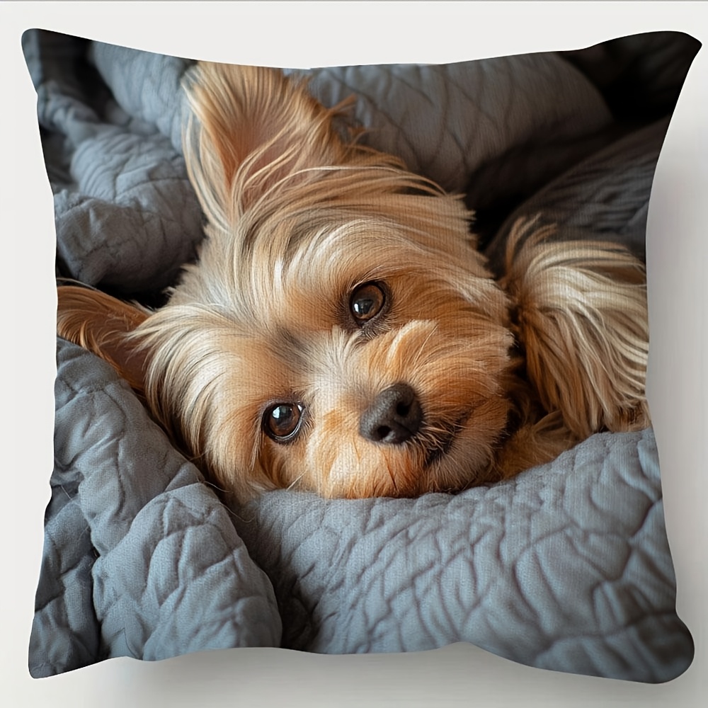 ปลอกหมอนอิงพิมพ์ลาย Yorkshire  - Throw Pillow บทวิจารณ์และราคา