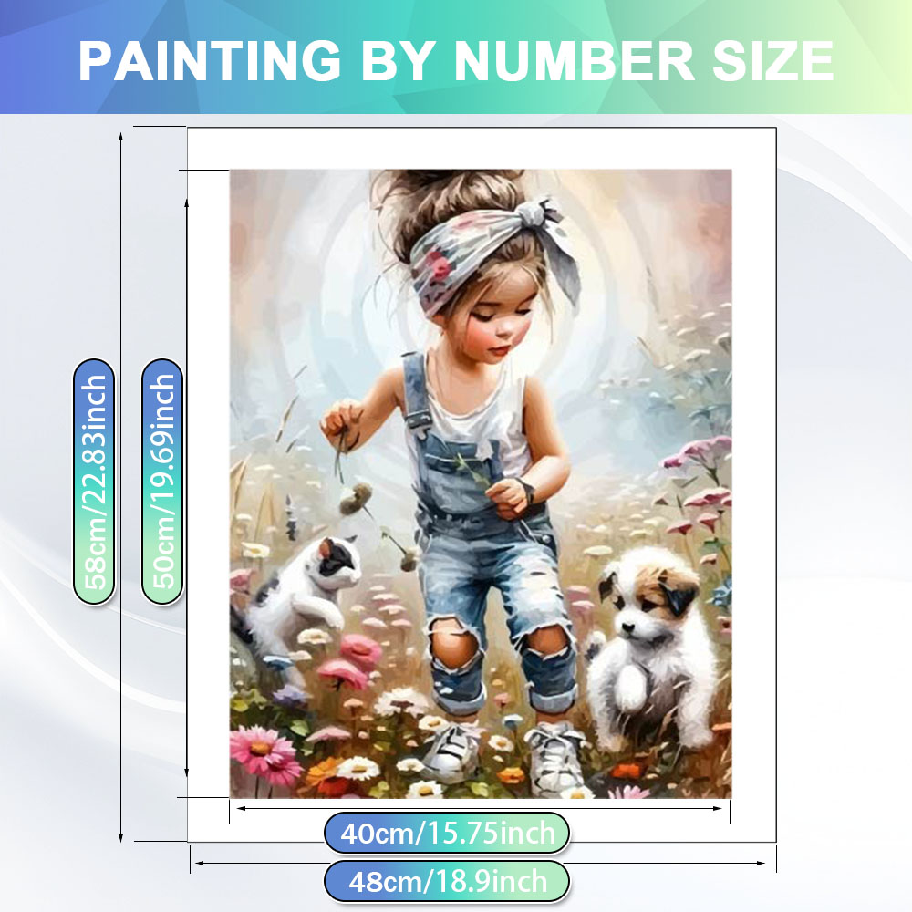 ชุดภาพวาดระบายสีตามตัวเลข HUAC - Abstract Canvas Set บทวิจารณ์และราคา
