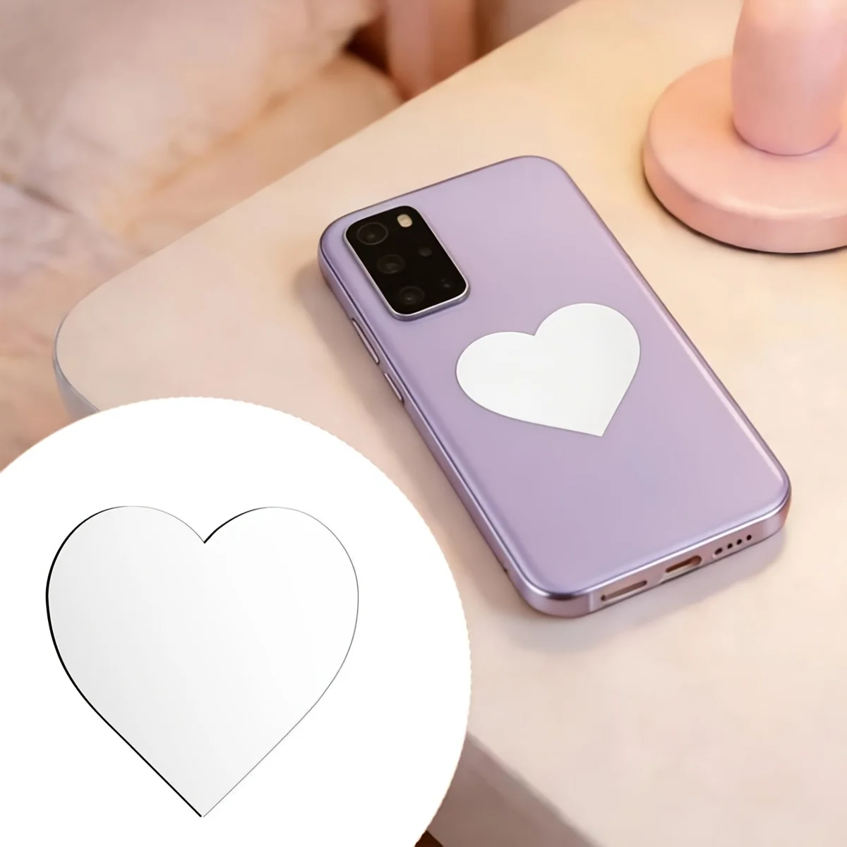 สติกเกอร์กระจกสำหรับติดโทรศัพท - Decorative Mirror บทวิจารณ์และราคา
