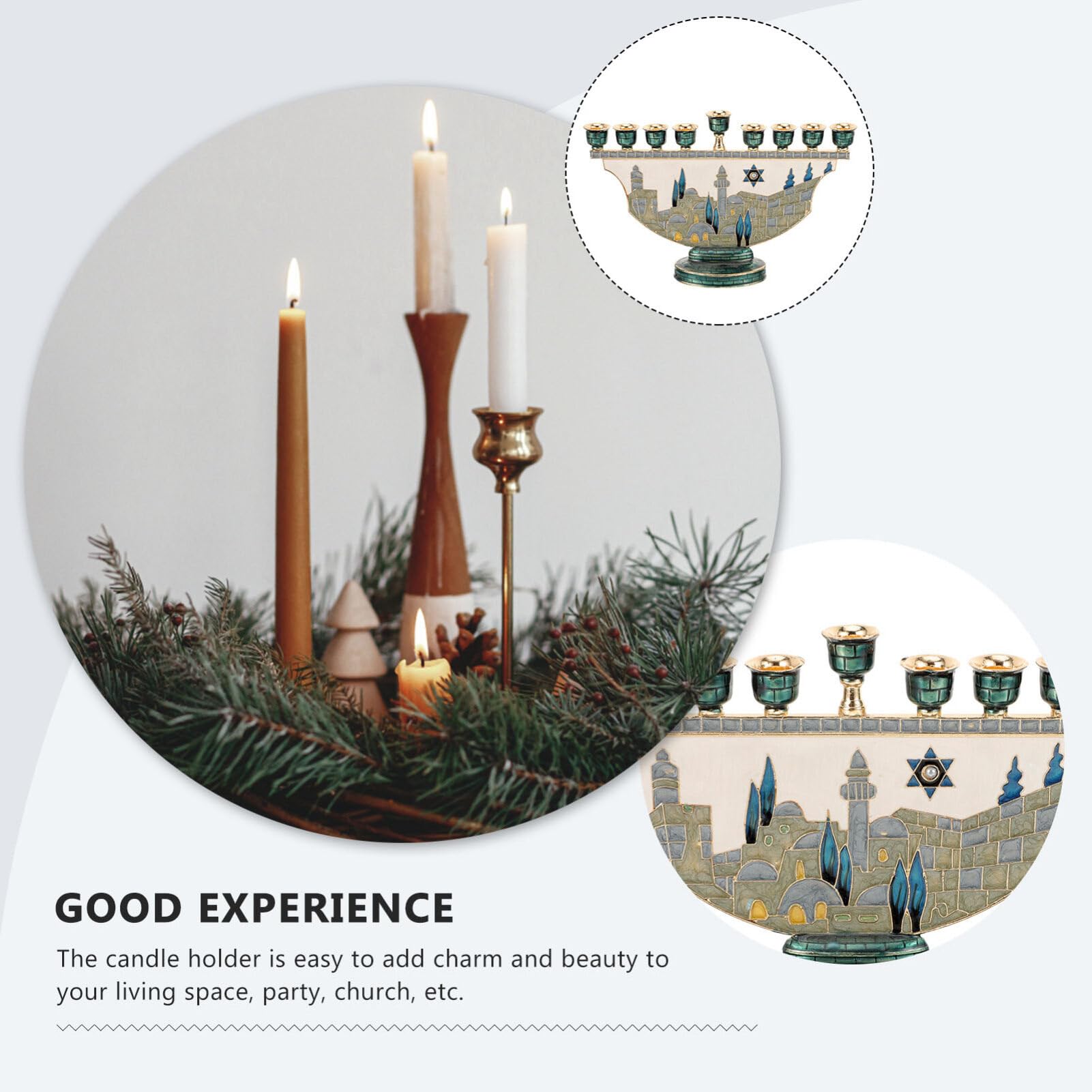 เชิงเทียนเมโนราห์ เยรูซาเล็ม 9 - Candle Holder Decor บทวิจารณ์และราคา